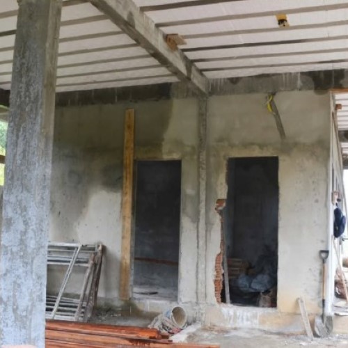 Obras de construção da nova base descentralizada do Samu seguem avançando em Visconde de Mauá